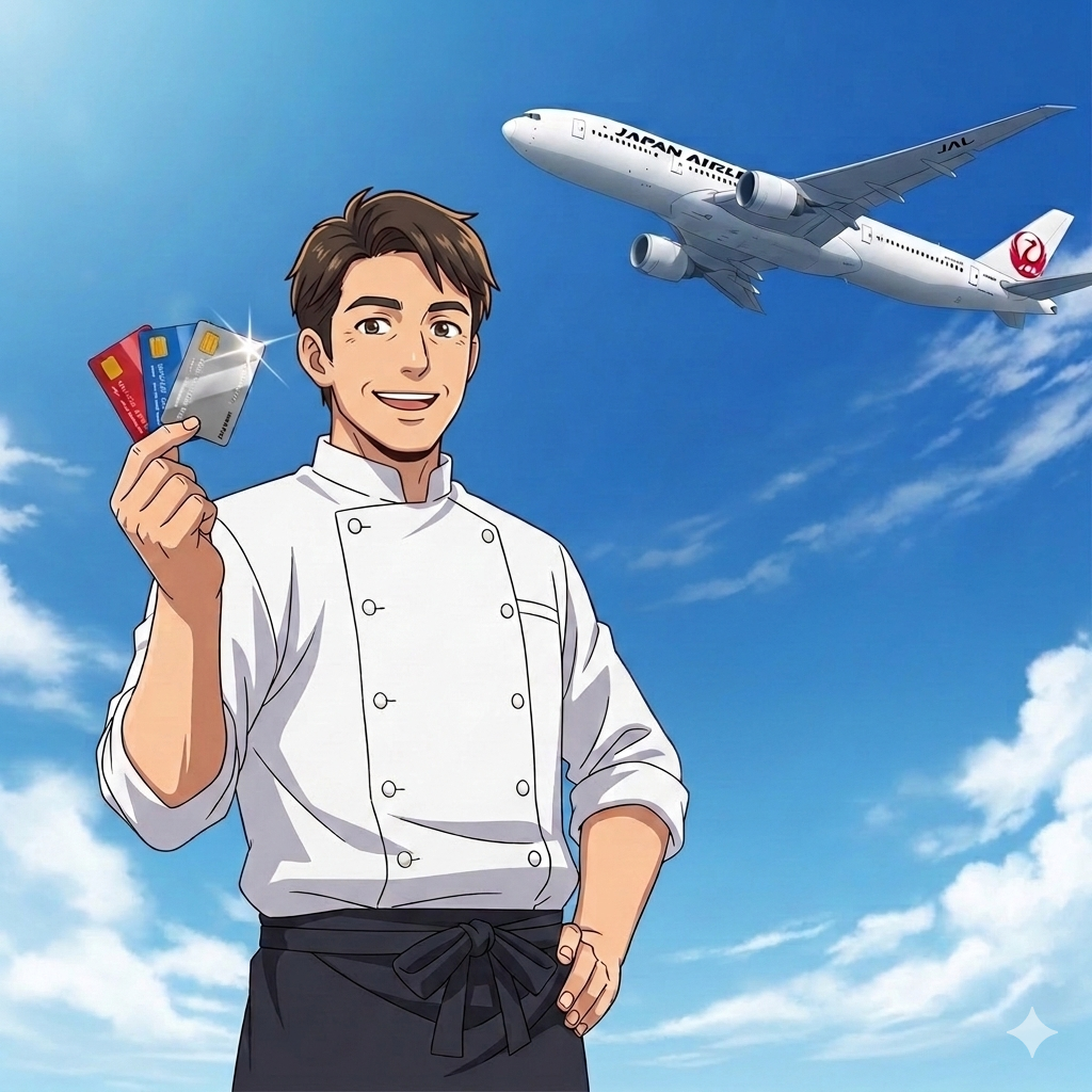 歴15年のオーナーシェフ「ダスティ」が教える、JALマイル最強クレジットカード3選