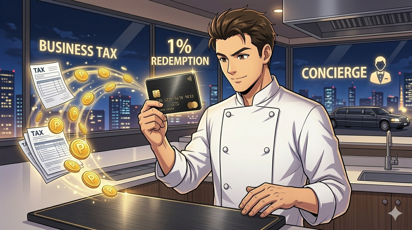 金属の誘惑：ラグジュアリーカードを個人事業で持つ贅沢